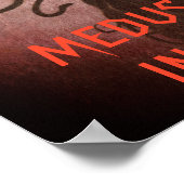 Vintage Medusa war unschuldiges Poster (Ecke)