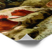 Vintage Meeresanemonen, Meerestiere Poster (Ecke)