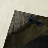 Vintage Meereshöhlen Strandtuch (Beispiel)