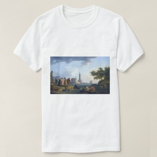 Vintage Meeresküste 1776 T-Shirt (Design vorne)