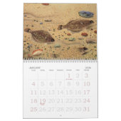 Vintage Meeresleben Fische, Ozeane und Flüsse Kalender (Jan 2026)