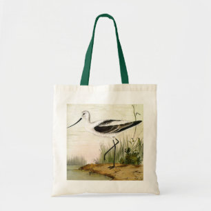 Vintage Meeresleben Strandvögel, Säbelschnäbler Vö Tragetasche