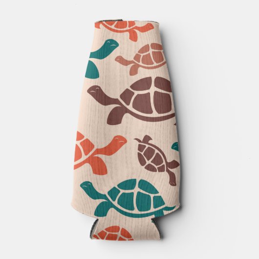 Vintage Meeresschildkröte Flaschenkühler (Vorderseite)