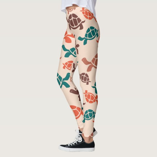 Vintage Meeresschildkröte Leggings (Links)