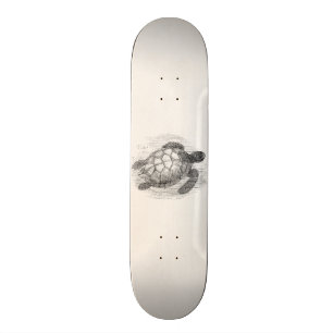 Vintage Meeresschildkröte Personalisierte Meeressc Skateboard