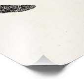 Vintage Meeresschildkröte - Vorlage für Schildkröt Fotodruck (Ecke)