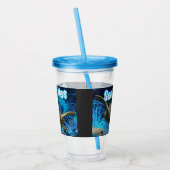 Vintage Meeresschildkröten Acryltrinkbecher (Links)