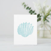 Vintage Meeresseashell (Stehend Vorderseite)