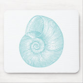 Vintage Meeresseashell Mousepad (Vorne)