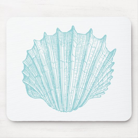 Vintage Meeresseashell Mousepad (Vorne)