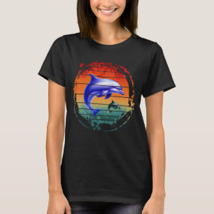 Vintage Meerestiere Delphine T-Shirt