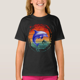 Vintage Meerestiere Delphine T-Shirt