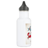 Vintage Meerestiere Edelstahlflasche (Links)