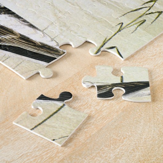 Vintage Meerestiere, Vögel, Puzzle (Seite)