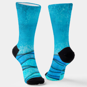 Vintage Meereswellen Socken