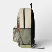 Vintage Meerjungfrau Bedruckter Rucksack (Rechts)