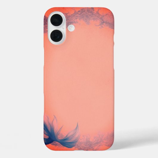 Vintage Meerjungfrau Case-Mate iPhone Hülle (Rückseite)