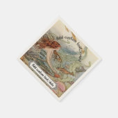 Vintage Meerjungfrau Dover unter dem Party für Mee Serviette (Ecke)