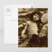 Vintage Meerjungfrau Giro del Malcantone Postkarte (Vorne/Hinten)