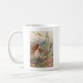 Vintage Meerjungfrau Kaffeetasse (Links)