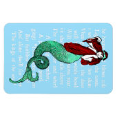 Vintage Meerjungfrau Magnet (Horizontal)