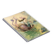 Vintage Meerjungfrau Notizblock (Rechte Seite)