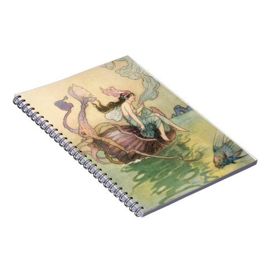 Vintage Meerjungfrau Notizblock (Rechte Seite)