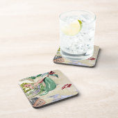 Vintage Meerjungfrau-Waren Getränkeuntersetzer (Rechte Seite)