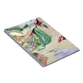 Vintage Meerjungfrau-Waren Notizblock (Rechte Seite)