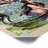 Vintage Meerjungfrauen Poster (Ecke)