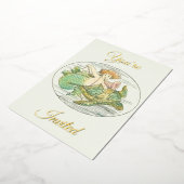 Vintage Meerjungfrauen unter dem Party Folieneinladung (Gedreht)