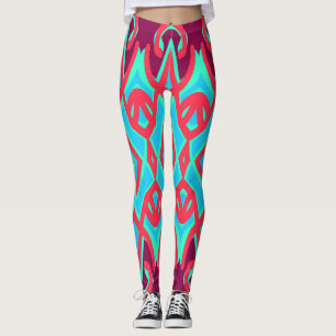 Vintage mehrfarbige "Ratti_Creative_Arts" Leggings
