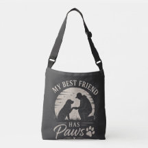 Vintage Mein bester Freund hat Pfoten Hund Papa