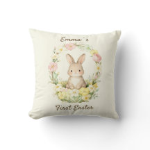Vintage Mein erster Osterhase Floraler Kranz