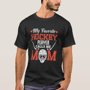 Vintage Mein Lieblings-Eishockeyspieler nennt mich T-Shirt