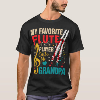 Vintage Mein Lieblingsflötenspieler nennt mich Opa T-Shirt
