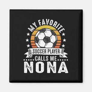Vintage mein Lieblingsfußballspieler nennt mich No Magnet