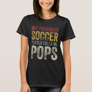 Vintage Mein Lieblingsfußballspieler nennt mich Op T-Shirt