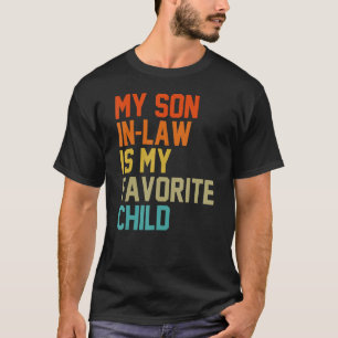Vintage Mein Schwiegersohn Ist Mein Lieblingskind T-Shirt
