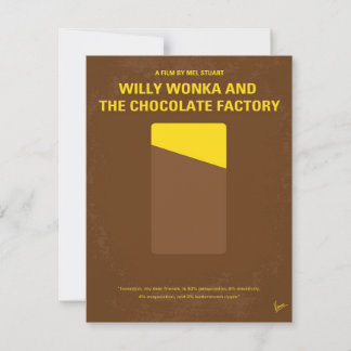 Vintage Mein Willy Wonka Und Die Schokoladenfabrik Einladung