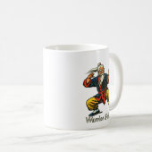 Vintage-Meister der Kampfkünste Kaffeetasse (VorderseiteRechts)