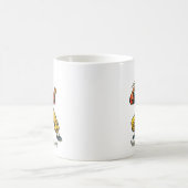 Vintage-Meister der Kampfkünste Kaffeetasse (Mittel)