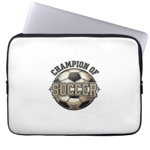 Vintage-Meister des Soccer-Ball-Shirt-Designs_1 Laptopschutzhülle