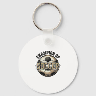 Vintage-Meister des Soccer-Ball-Shirt-Designs_1 Schlüsselanhänger