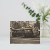 Vintage Melbourne-Straßenbahn Postkarte (Stehend Vorderseite)