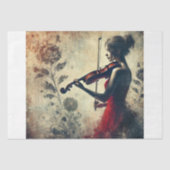 Vintage Melodie - Decoupage Seidenpapier (Vorderseite)