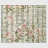 Vintage Melodie Geschenkpapier (Flach)