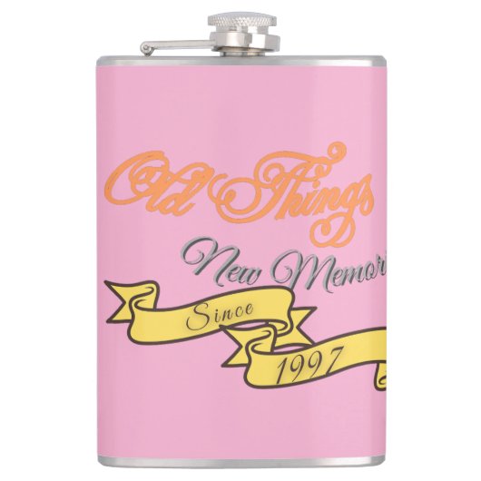 Vintage Memories Flask (Est. 1997) Flachmann (Vorderseite)