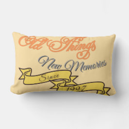 Vintage Memories Lumbar Pillow since 1997 Lendenkissen