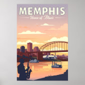 Vintage Memphis Poster (Vorne)